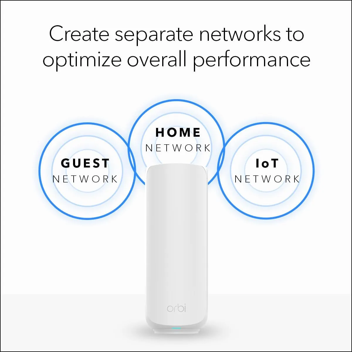 NETGEAR Orbi Mesh WiFi System (Router + Satellite) - 2-Pack