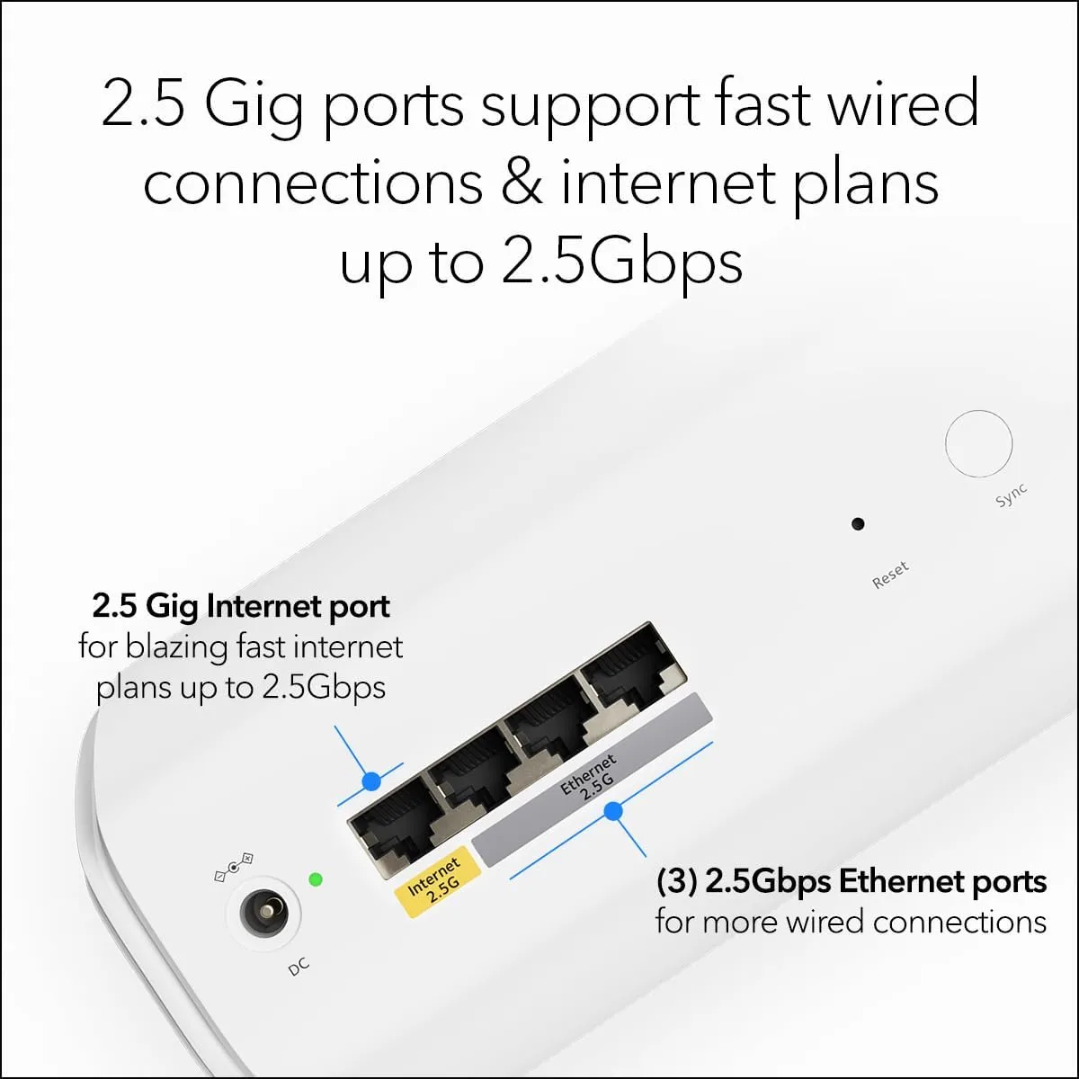 NETGEAR Orbi 770 Tri-Band WiFi 7 Mesh System (RBE773) – Router + 2 Satellites, Up to 11Gbps