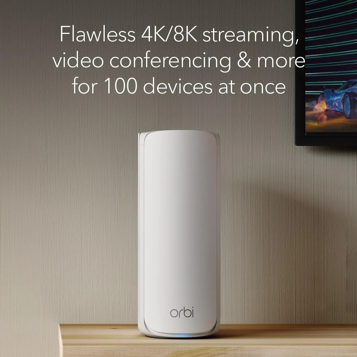 NETGEAR Orbi 770 Tri-Band WiFi 7 Mesh System (RBE773) – Router + 2 Satellites, Up to 11Gbps