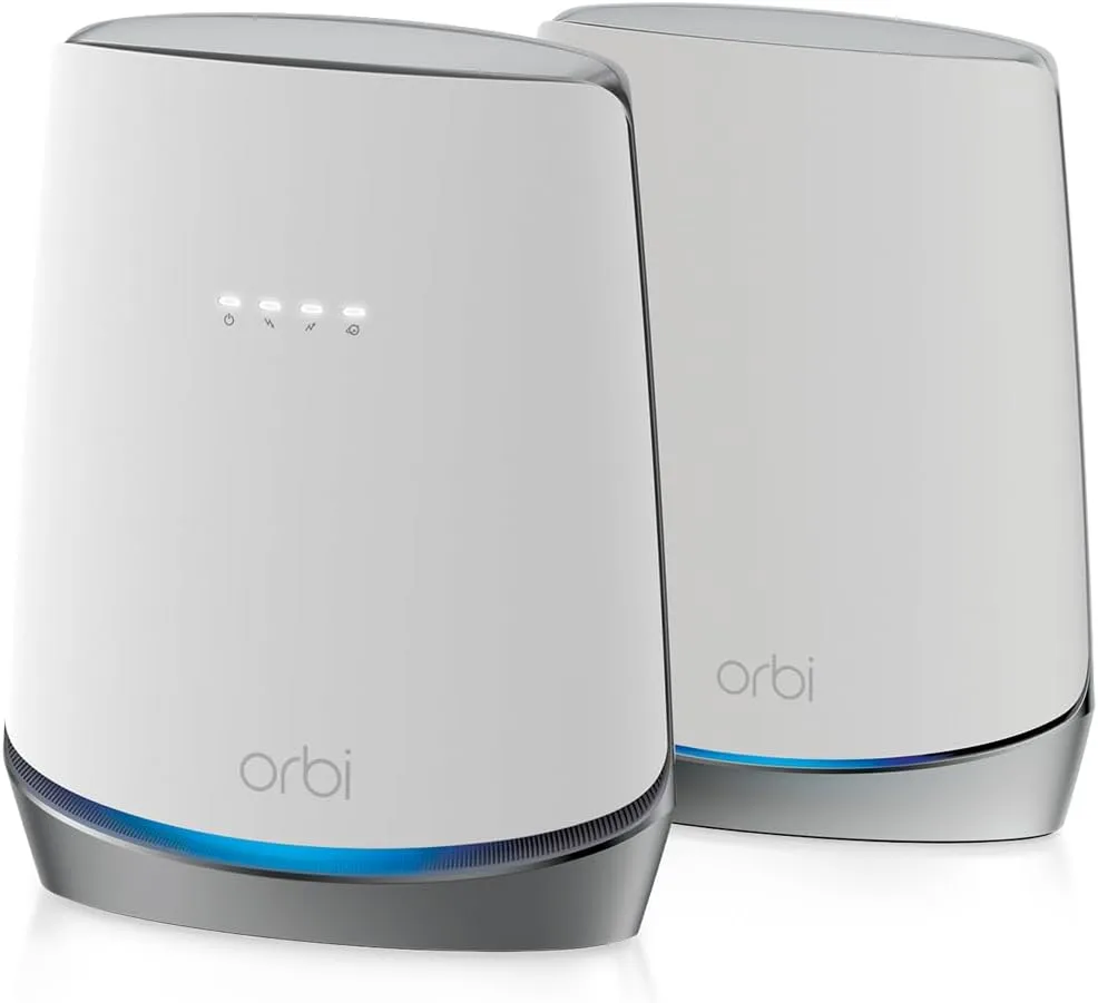 NETGEAR Orbi CBK752 DOCSIS 3.1 Modem Router Combo - WiFi 6 Mesh AX4200, 2-Pack