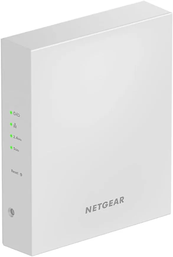 NETGEAR Insight Managed PoE+ Wall Plate Access Point (WAX610W) - Dual-Band WiFi 6 AX1800 - Covers Up to 1,000 sq. ft., 200 Client Devices - Small Size - WPA3 - Power Adapter not Included
