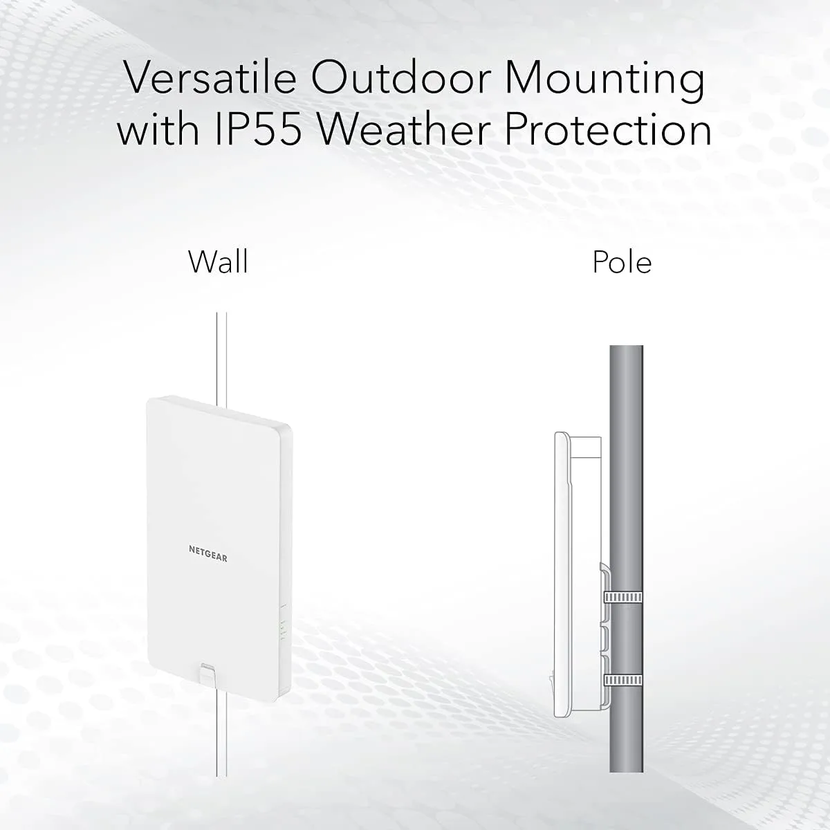 NETGEAR WAX610Y Wireless Outdoor Access Point - WiFi 6 AX1800, 2.5G Port, IP55, PoE+