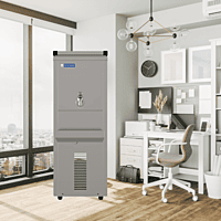 Sleek and modern Blue Star SDLX 2020 ET water cooler in stainless steel. 20 liter capacity. Sleek and modern Blue Star SDLX 2020 ET water cooler in stainless steel. 20 liter capacity.