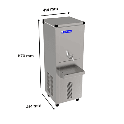 Dimension of Blue Star Storage Water Cooler SWC Series-SWC1530SS