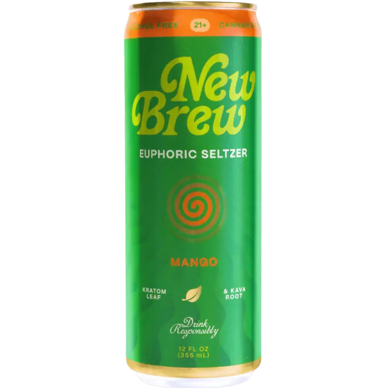 New Brew, Mango, 12 Pack