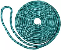 New England Ropes 1/2" Double Braid Dock Line - Blue w/Tracer - 25'