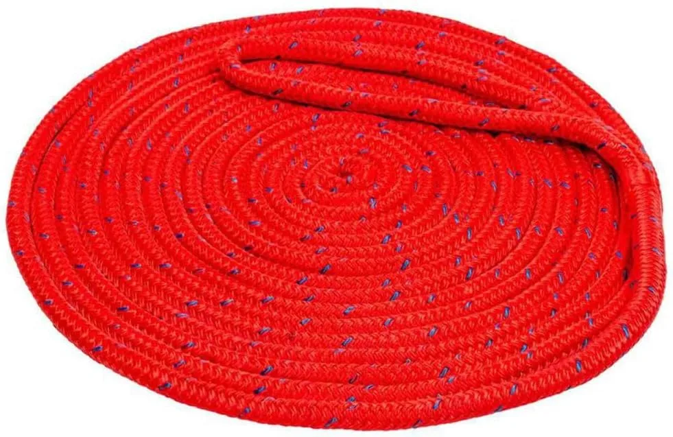 New England Ropes 3/8" Double Braid Dock Line - Blue w/Tracer - 15'