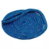 New England Ropes 1/2" Double Braid Dock Line - Blue w/Tracer - 25'