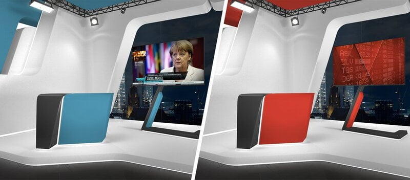 Ross Video CTS-CS-XPN-60NWSBUSVR Full virtual Sets Using Two Anchor Positions