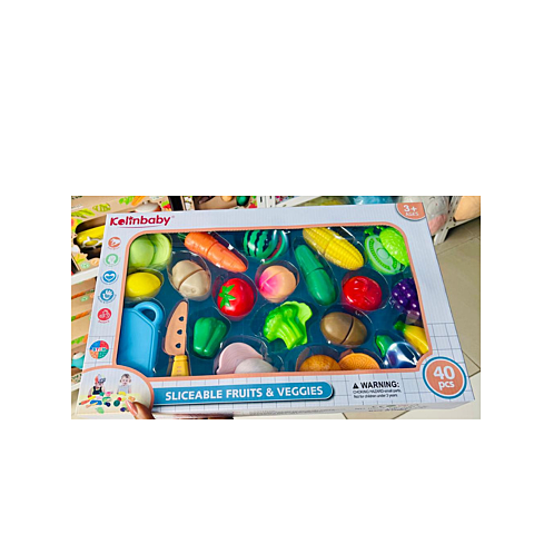 Sliceable Fruits & Veggies - 40pcs