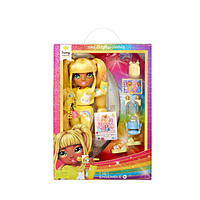 Rainbow High Jr High PJ Party - Sunny, Yellow 9" Posable Blonde Fashion Doll