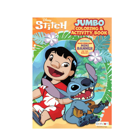 Disney Stitch Jumbo Colouring & Activity Book