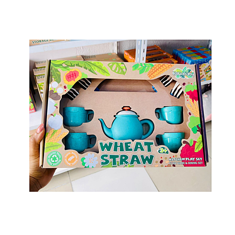 Kolinbaby Wheat Straw Kitchen Playset - Tea