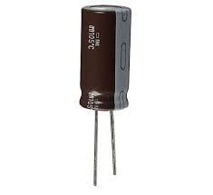 33uF, 250V Aluminum Electrolytic Radial Capacitor