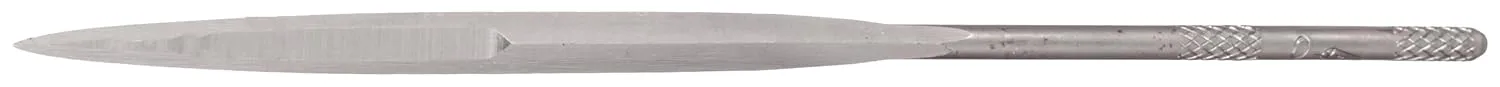 Nicholson Needle File with Handle, Barrette, Double-Cut, #0, 6-1/4" Model 38003