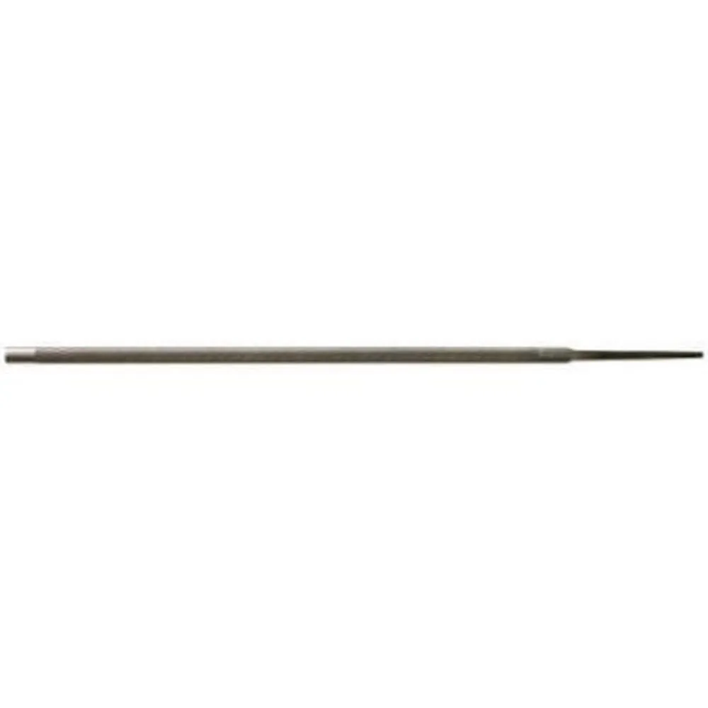 Nicholson 7/32" x 8" Round Knurl Cut Chainsaw File - 1 File per Card - 01888