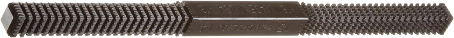 Nicholson Thread-Restoring Hand File, Square, Regular Bolt, 8-3/8"