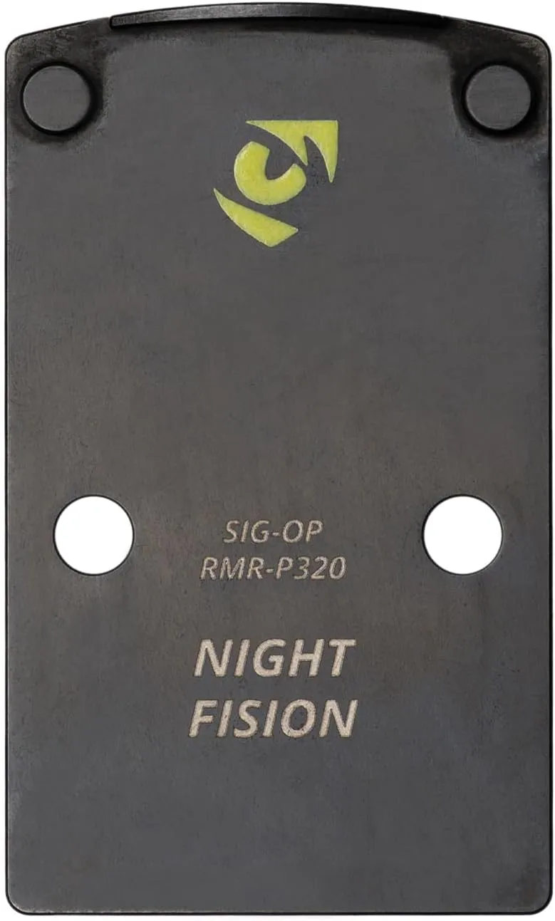 Night Fision Optic 17-4 Stainless Steel Handgun Mounting Plates for Red Dot Sights | Extra Screws and Installation - 516844