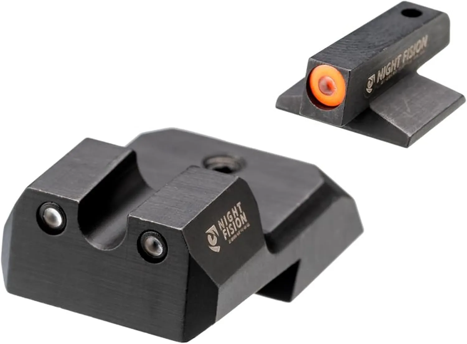 NIGHT FISION Standard Height Perfect Dot Tritium Night Sight Set for 1911