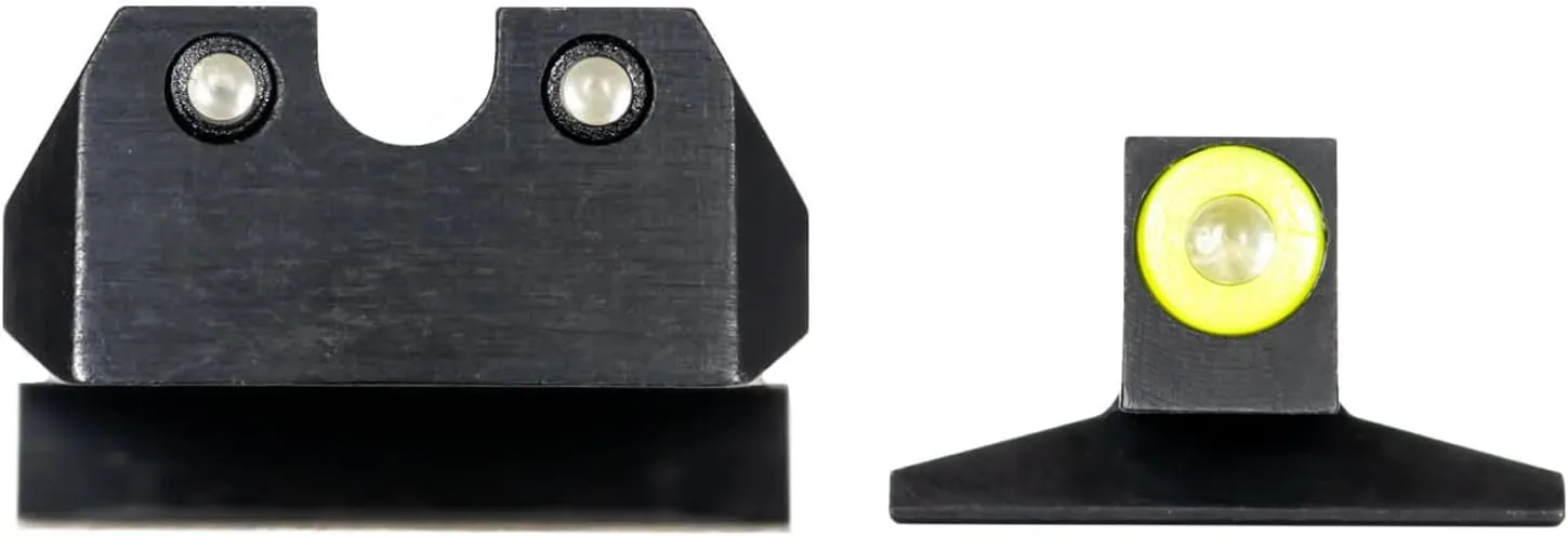 NIGHT FISION Standard Height Perfect Dot Tritium Night Sight Set for 1911