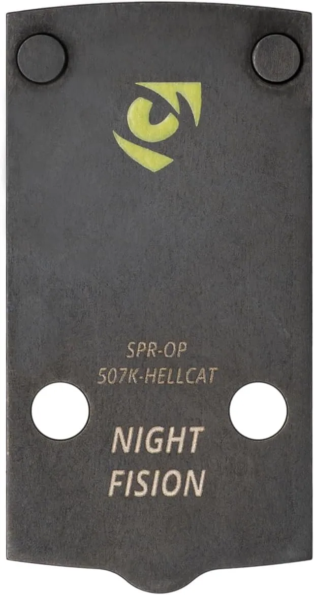 Night Fision Optic 17-4 Stainless Steel Handgun Mounting Plates for Red Dot Sights | Extra Screws - 507K/407K