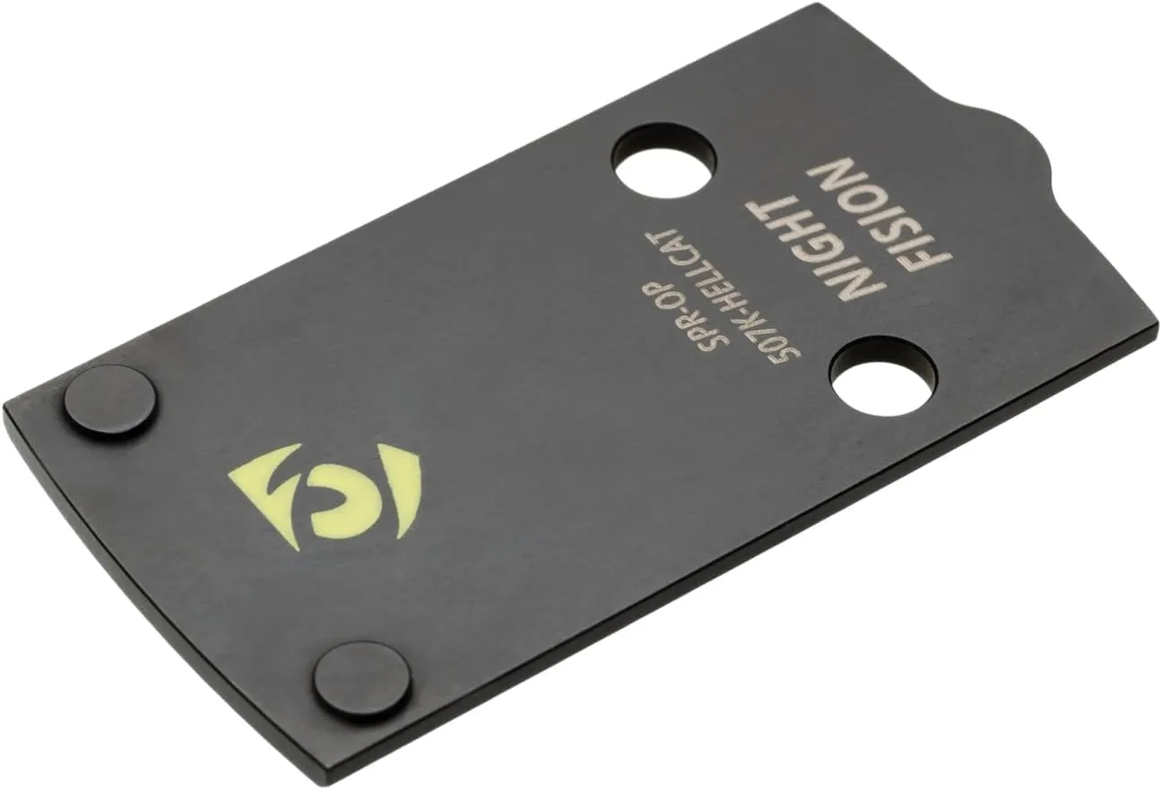 Night Fision Optic 17-4 Stainless Steel Handgun Mounting Plates for Red Dot Sights | Extra Screws - 507K/407K