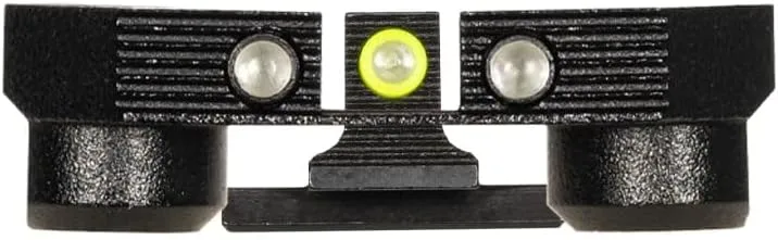 Night Fision Optic Mounted Night Sights for P320/M17 w/Holosun SCS320 - Yellow Front