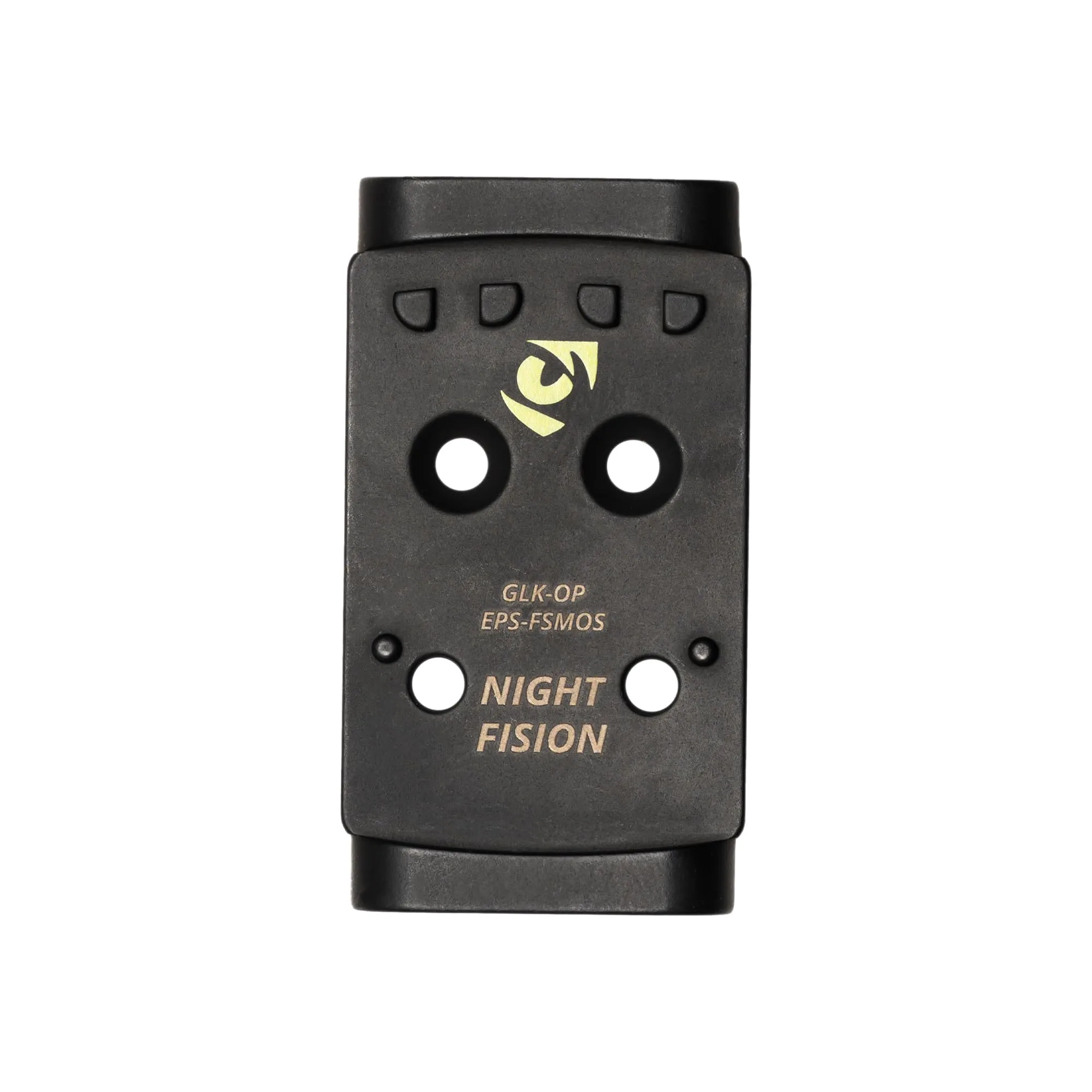 Night Fision Optic 17-4 Stainless Steel Handgun Mounting Plates for Red Dot Sights | Extra Screws - Full Size MOS