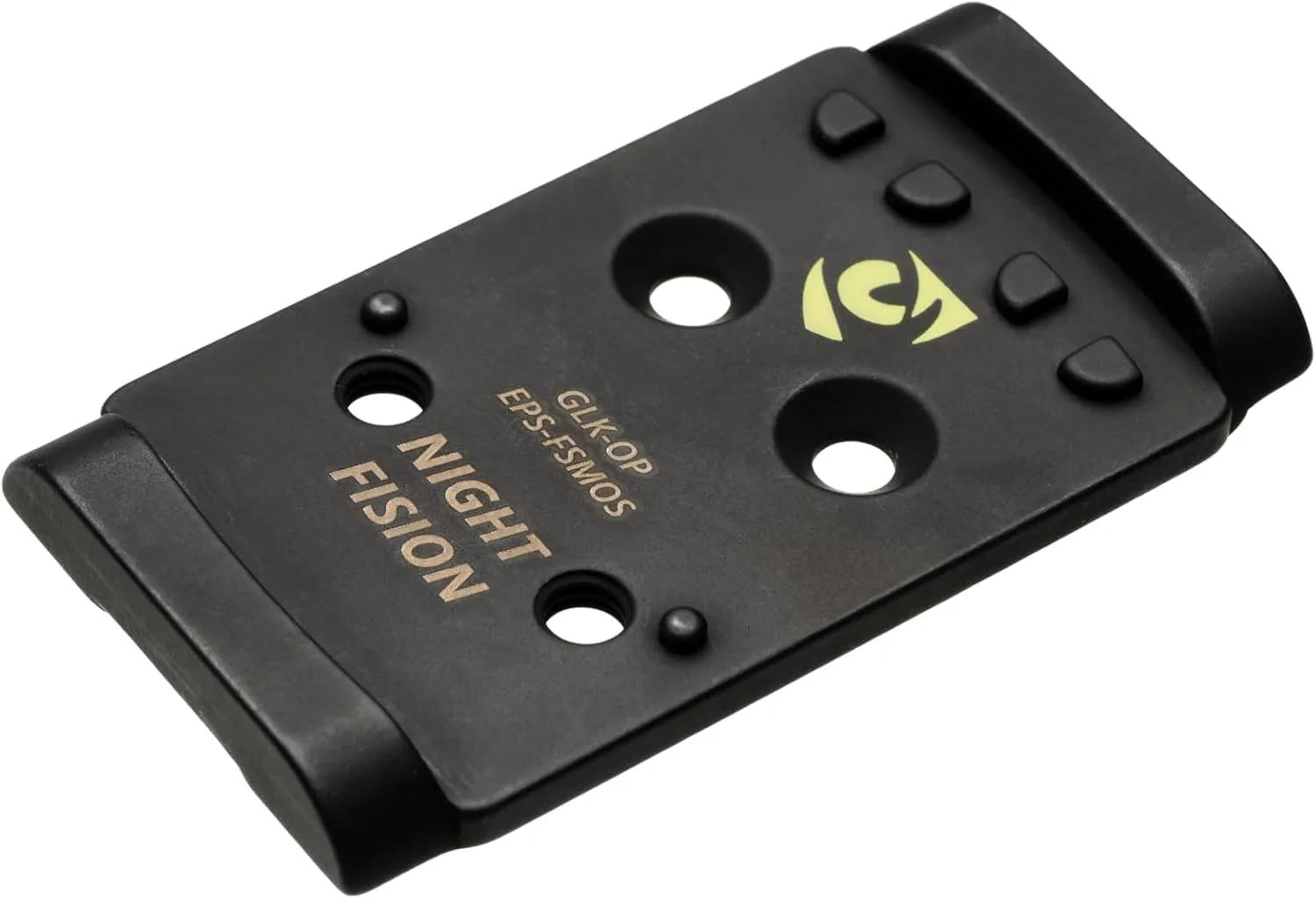 Night Fision Optic 17-4 Stainless Steel Handgun Mounting Plates for Red Dot Sights | Extra Screws - Full Size MOS