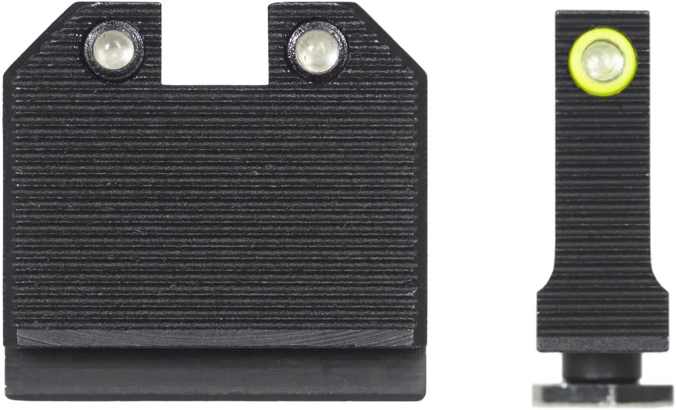 NIGHT FISION Optics Ready Stealth Night Sight Set Compatible with Glock 48/48 MOS with RMRcc