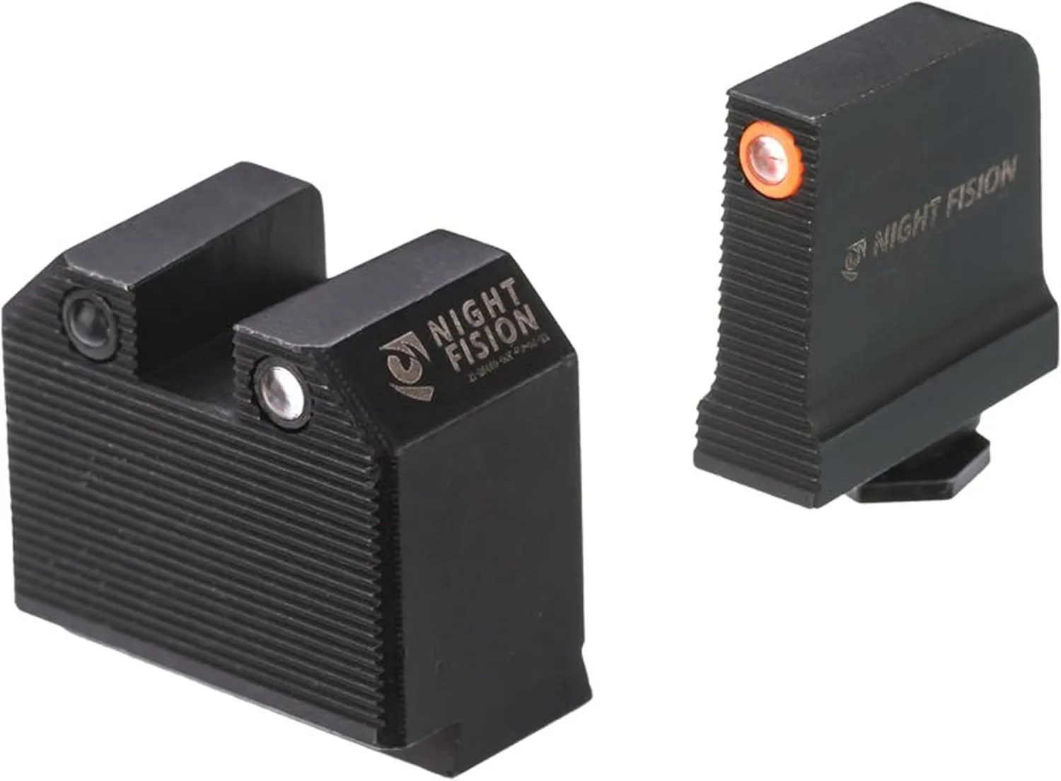 Night Fision Optics Ready Stealth .465-.472 Night Sight Set Compatible with Glock 43/43X/43X MOS with RMRcc
