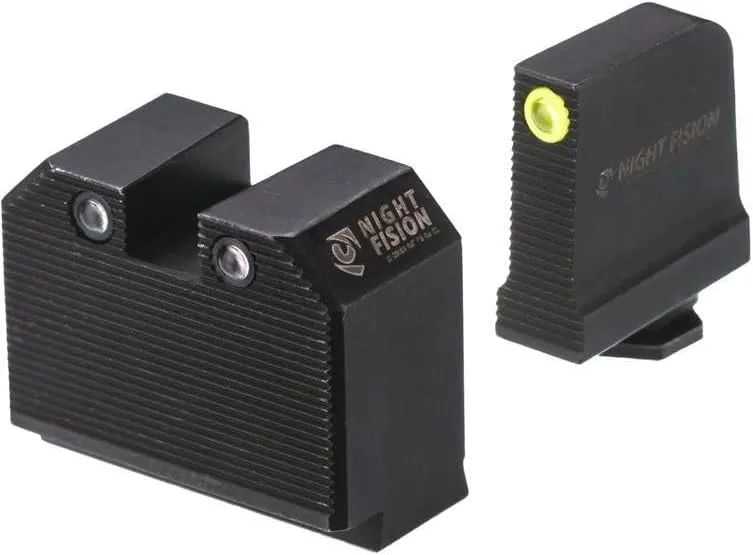 NIGHT FISION Optics Ready Stealth Night Sight Set for Walther PDP/PPQ