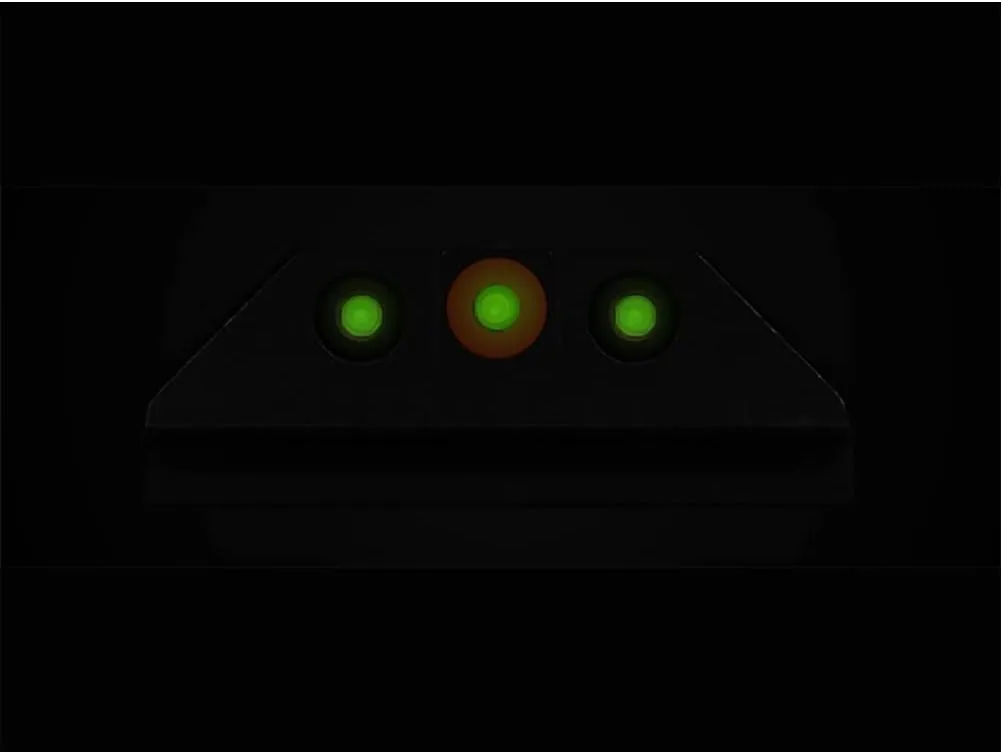 NIGHT FISION Standard Height Perfect Dot Tritium Night Sight Set Compatible with Taurus G3C/GX4