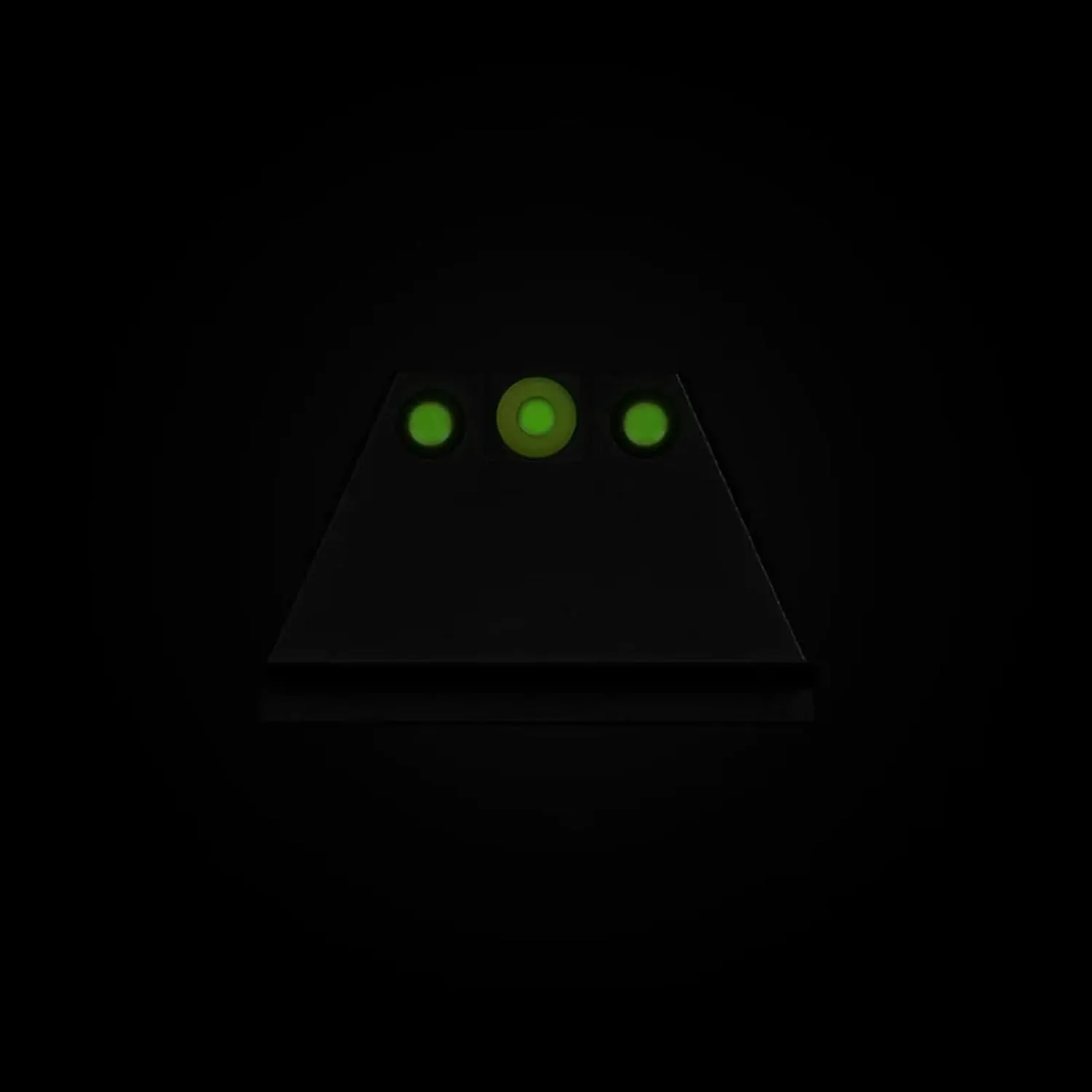 NIGHT FISION Suppressor-Height Tritium Night Sight Set for Glock