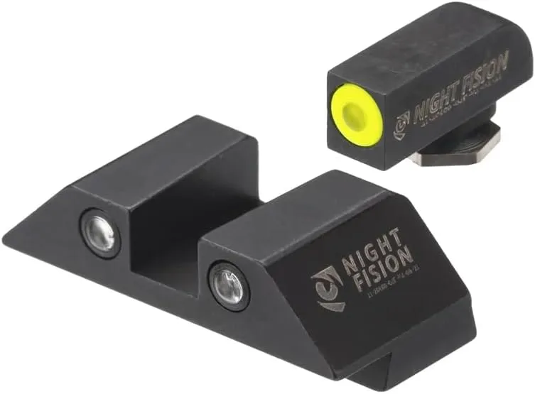 NIGHT FISION Tritium Night Sight Set for Glock 17/17L/19/22-28/31-35/37-39/45