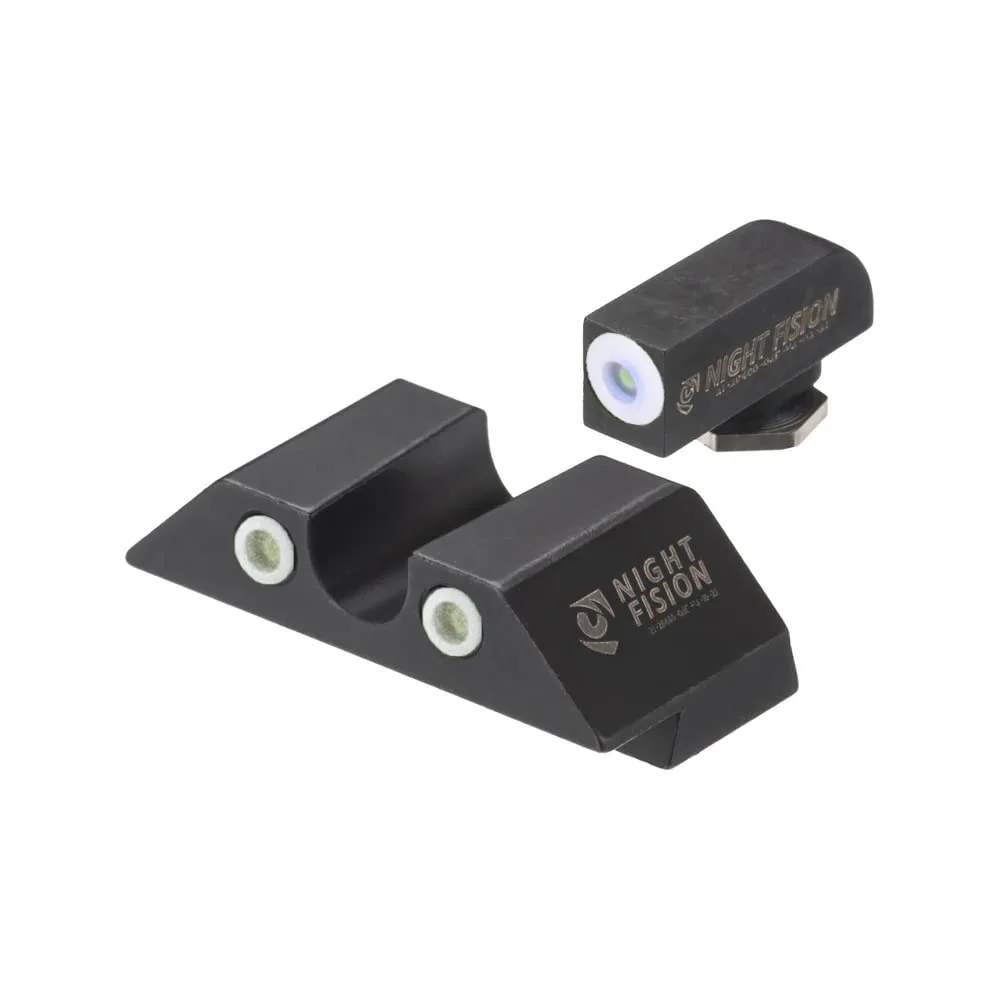 NIGHT FISION Tritium Night Sight Set for Glock 17/17L/19/22-28/31-35/37-39/45