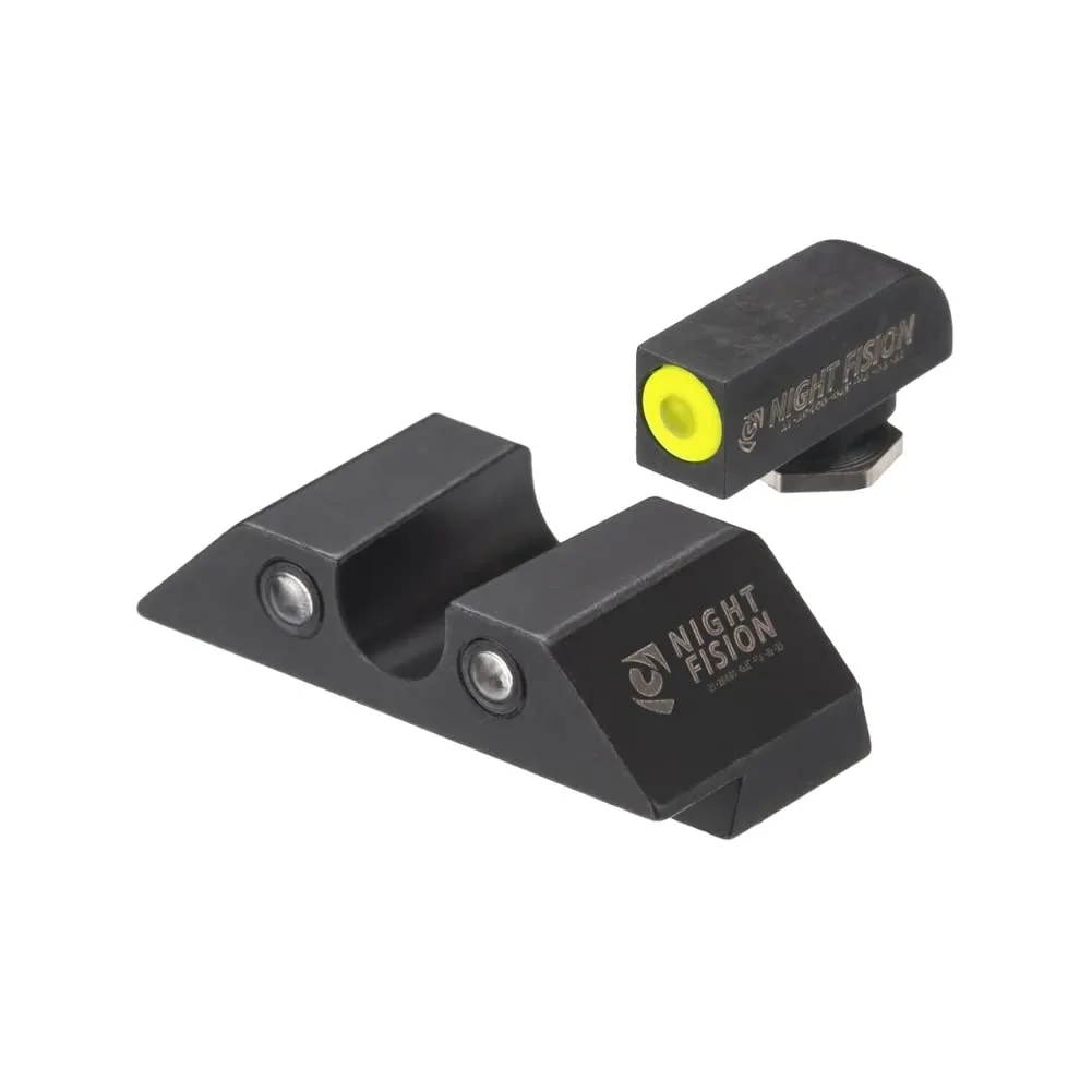 NIGHT FISION Tritium Night Sight Set for Glock 17/17L/19/22-28/31-35/37-39/45
