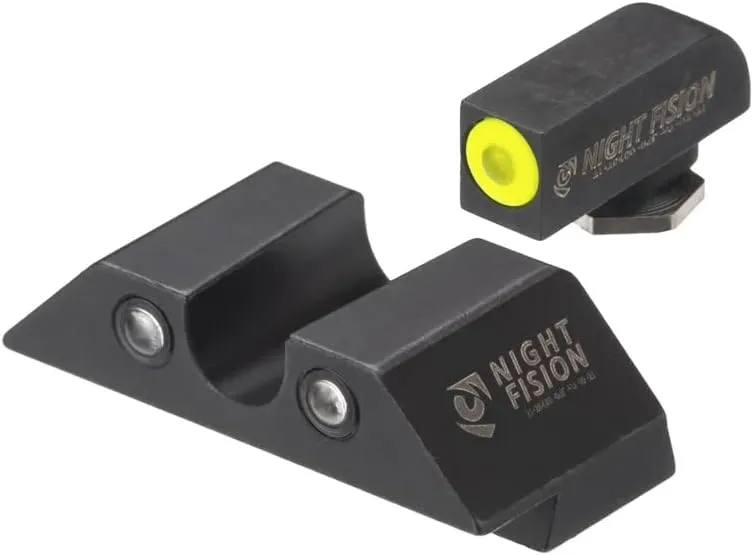 NIGHT FISION Tritium Night Sight Set for Glock 17/17L/19/22-28/31-35/37-39/45
