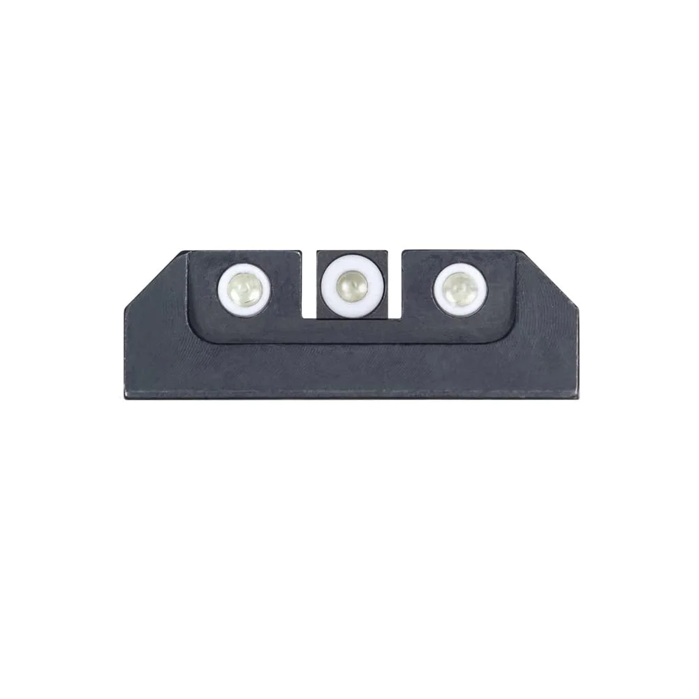 Night Fision Tritium Night Sight Set for Taurus G2C/G2/G3/TX22 - Perfect Dot Front Sight with Fluorescent Ring