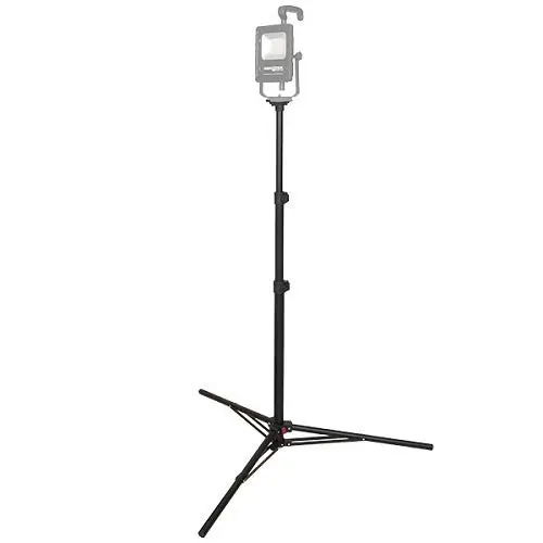 Nightstick 1514 1514-TRIPOD Tripod for LED Scene/Area Lights, Black