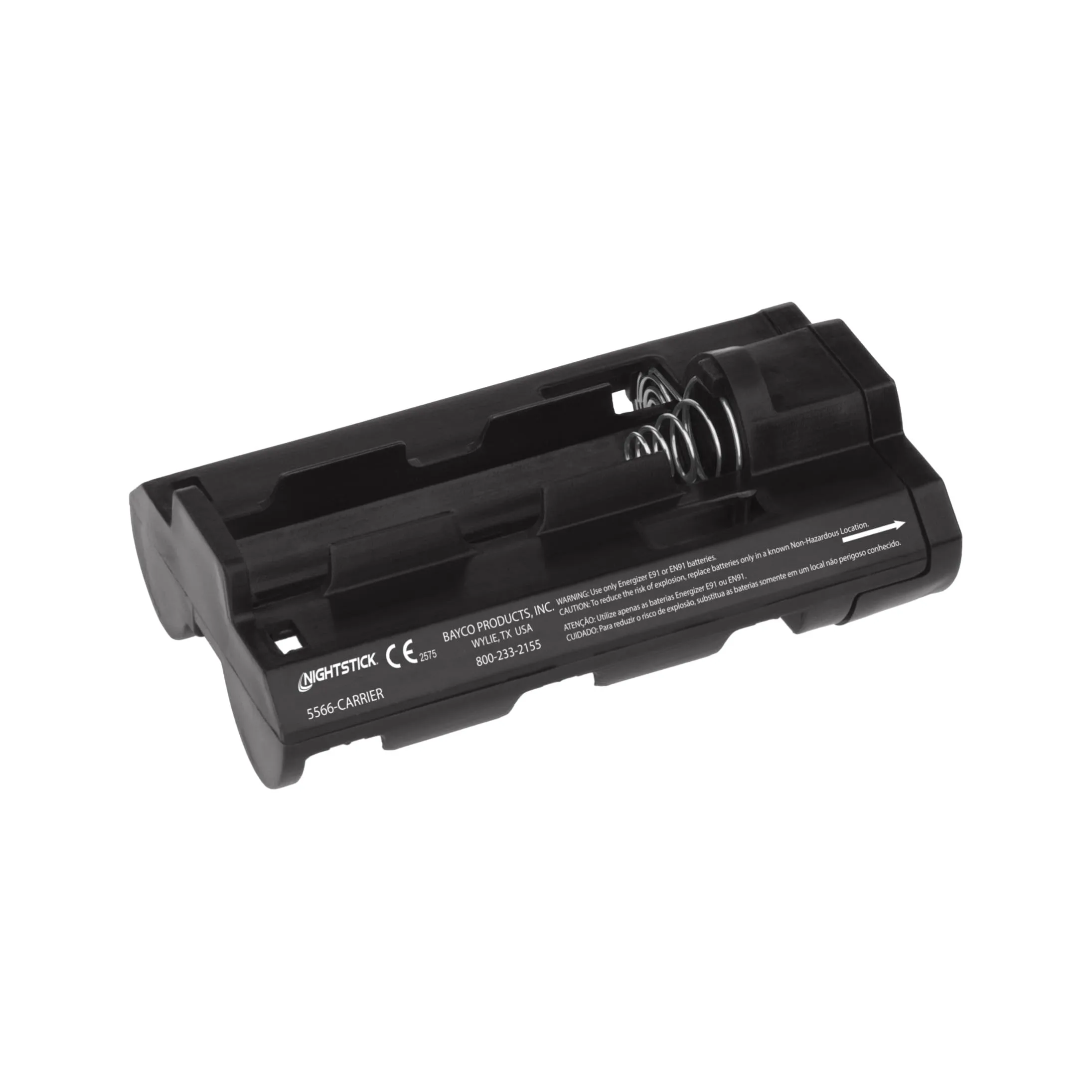 Nightstick 5566-CARRIER AA Battery Carrier for 5566/68 Intrant Angle Lights, Multicolor