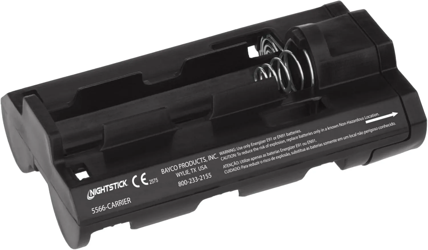 Nightstick 5566-CARRIER AA Battery Carrier for 5566/68 Intrant Angle Lights, Multicolor
