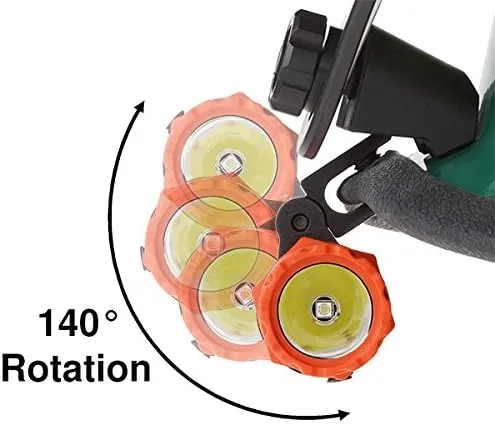 Nightstick NS-HMC1 Multi-Angle Helmet Mount, Black