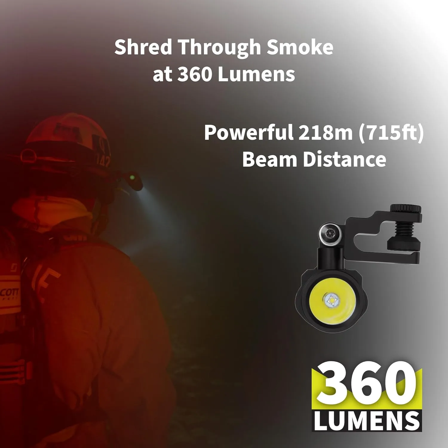 Nightstick NSP-4640B Forge™ Helmet-Mounted Multi-Function Flashlight