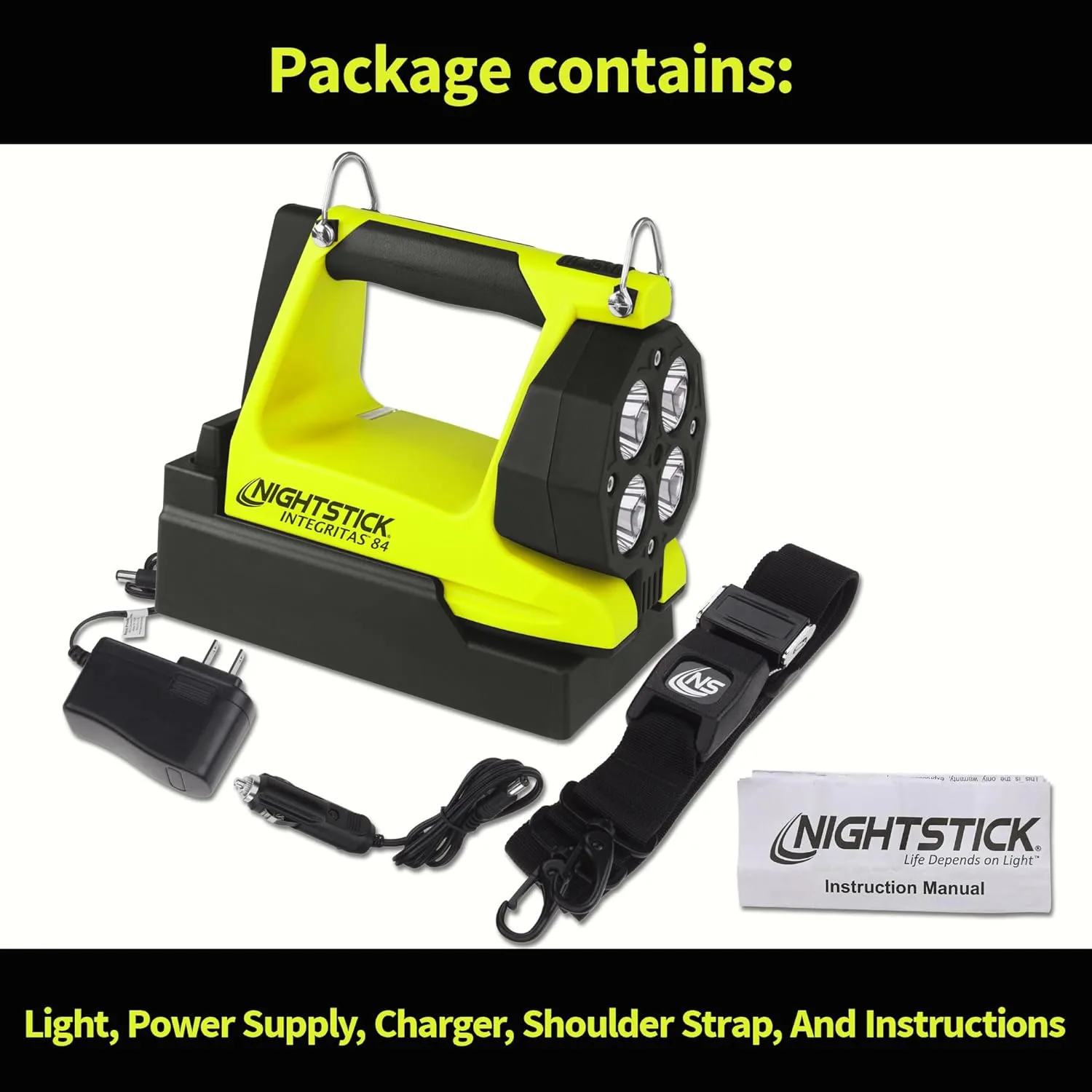 Nightstick XPR-5584GMX INTEGRITAS™84 Intrinsically Safe Rechargeable Lantern w/Magnetic Pad