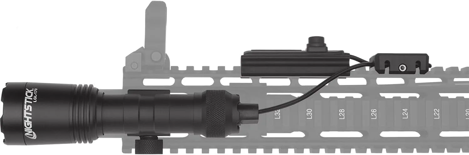 Nightstick LGL-170A Rechargeable Long Gun Kit | Complete Weapon Lighting Kit for Rifle, Carbine, Shotgun | 1550 Lumens