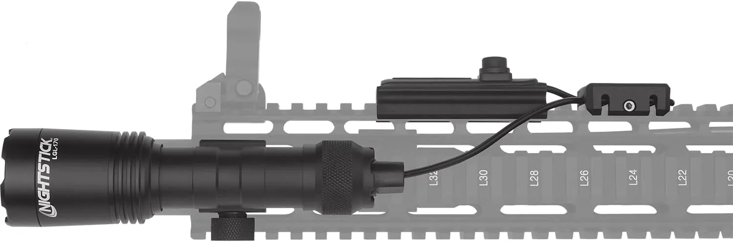 Nightstick LGL-170A2 Rechargeable Long-Gun Light Kit | Complete Weapon Lighting System for Rifle/Carbine/Shotgun