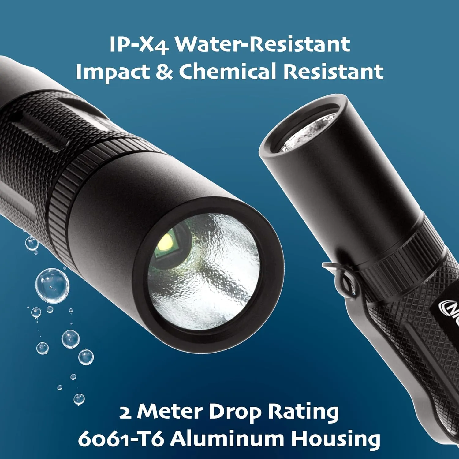 Nightstick MT-110 Mini-TAC Metal LED Flashlight-1 AA, 3.9-Inch, Black