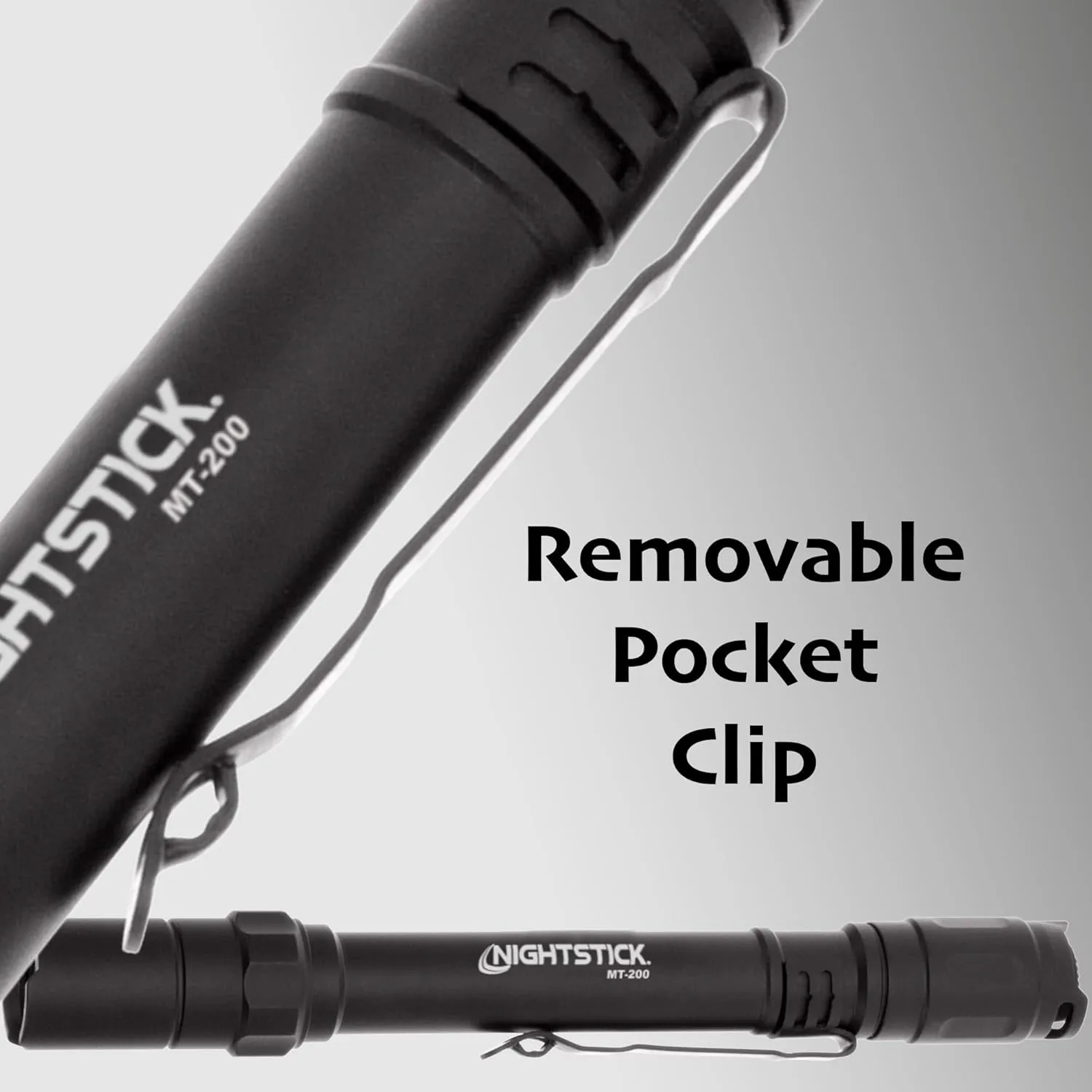 Nightstick MT-210 Mini-TAC PRO Metal Multi-Function LED Flashlight-1 AA, 4-Inch, Black