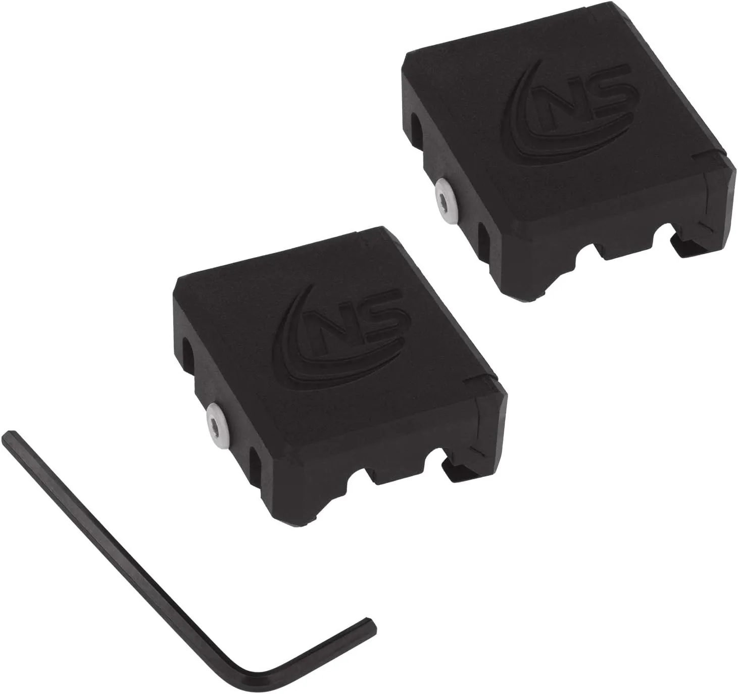 Nightstick NS-WM1 2 Picatinny Rail Wire Management Clamps, One Size, Black
